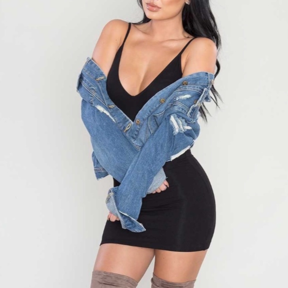 Distressed Denim Jacket - Picture 5 of 5